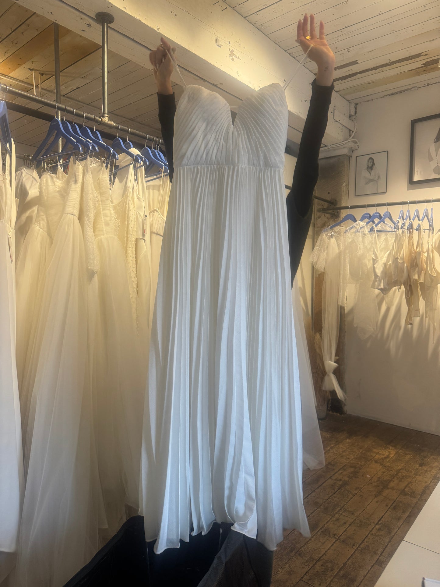 PLEATED DRESS