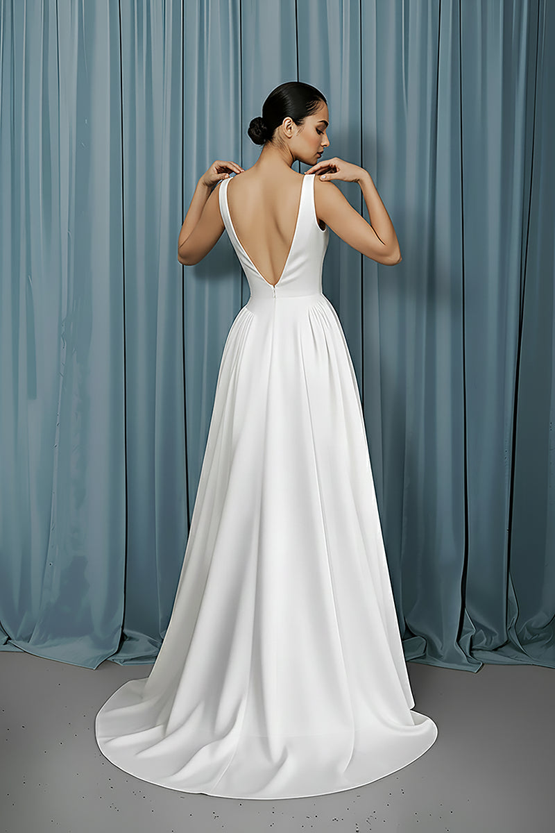Deep V + Drop Waist
