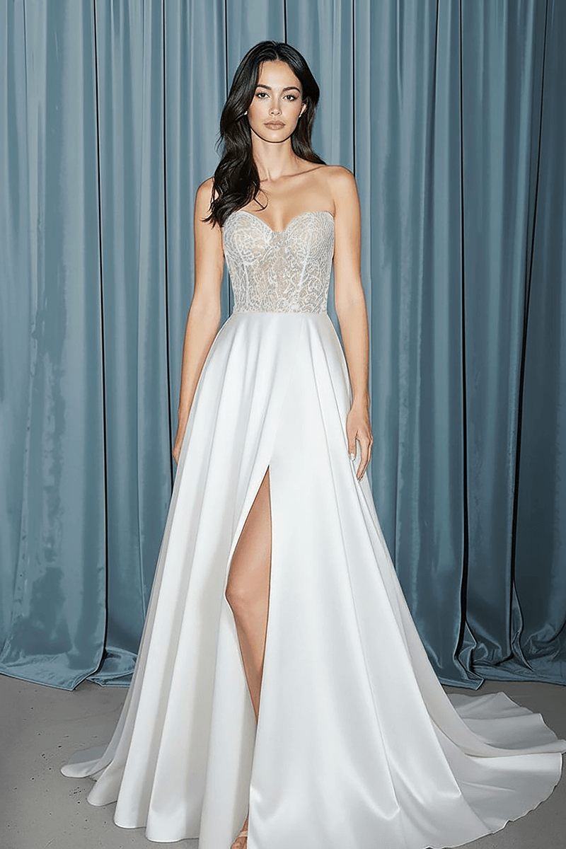 Bustier + A-Line With Slit