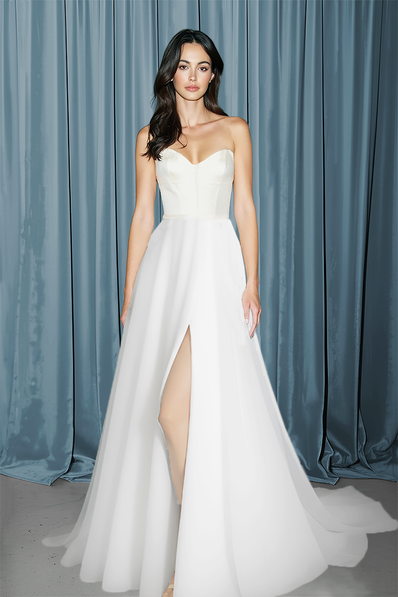 Bustier + A-Line With Slit