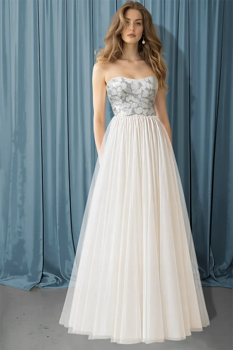 Bustier + Tull A-line