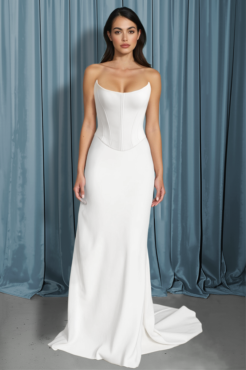 Scooped Bustier + Column