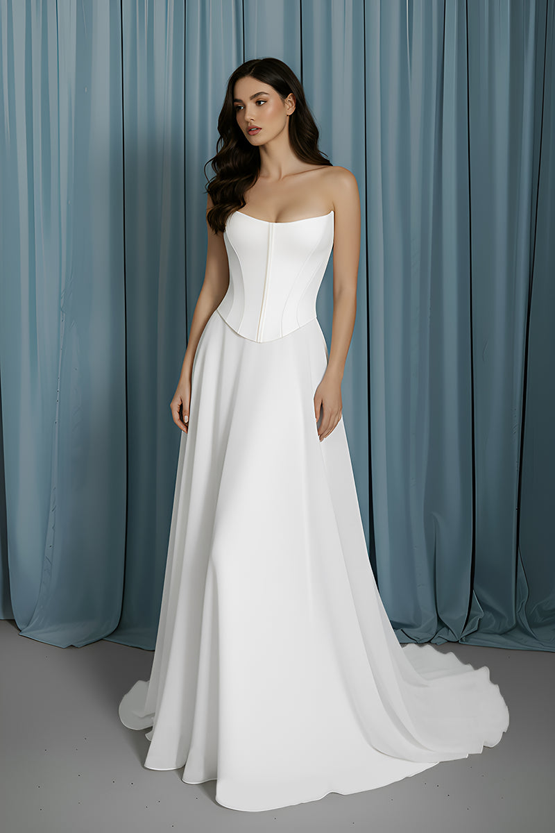 Scooped Bustier + Full A-line