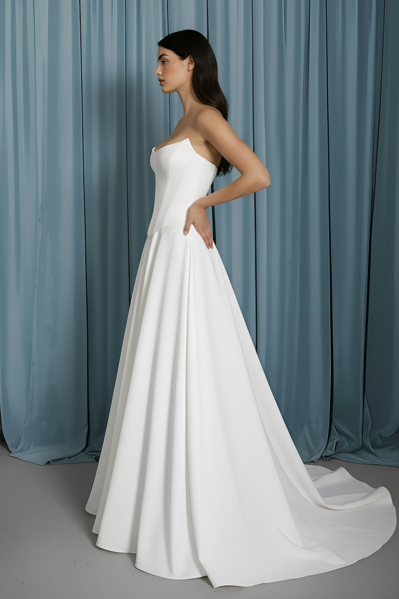 Scooped Bustier + Full A-line