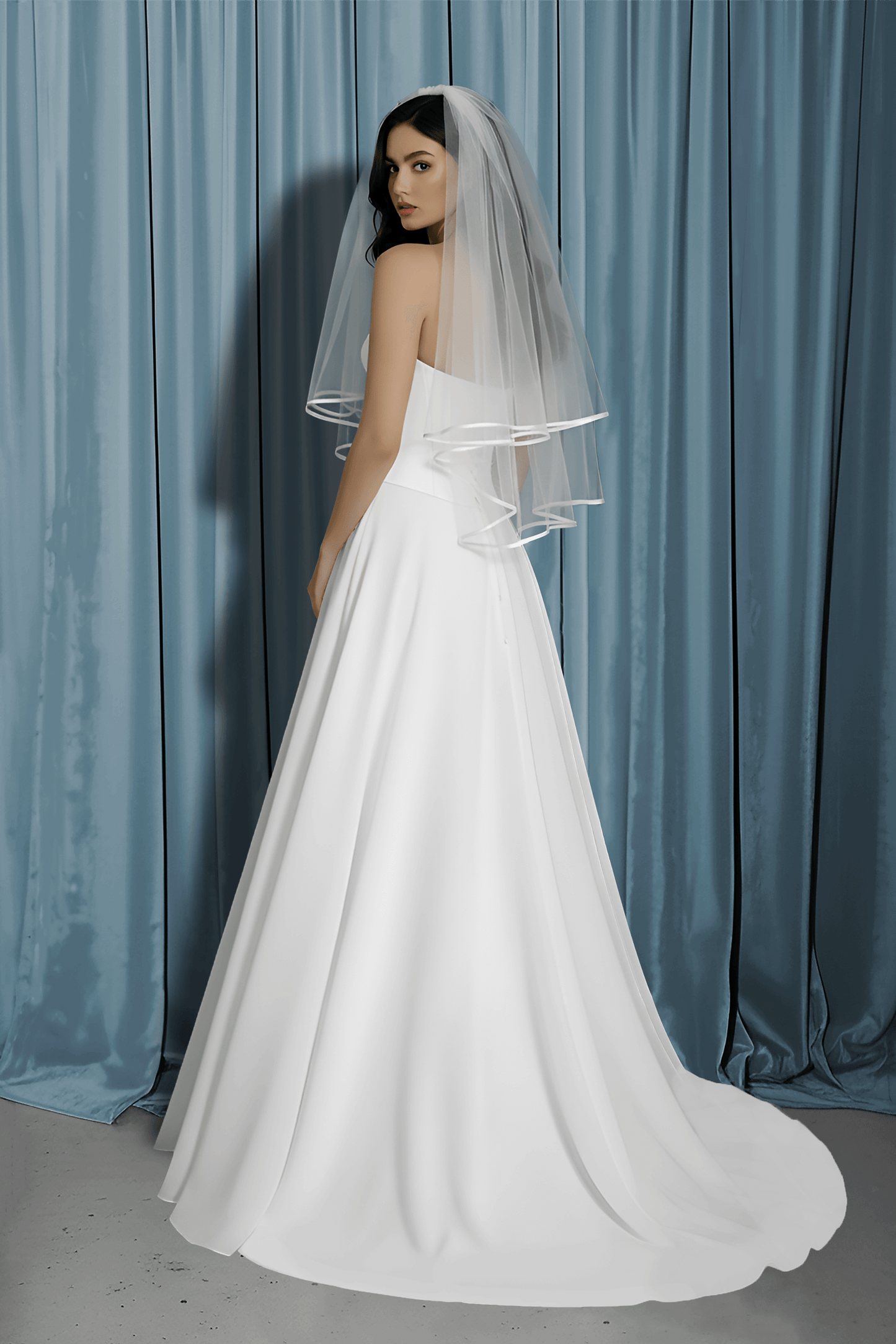 Scooped Bustier + Full A-line