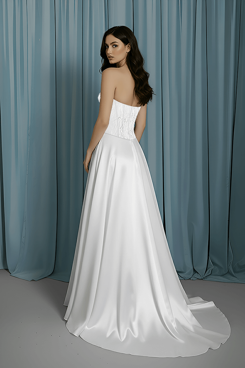 Scooped Bustier + Full A-line