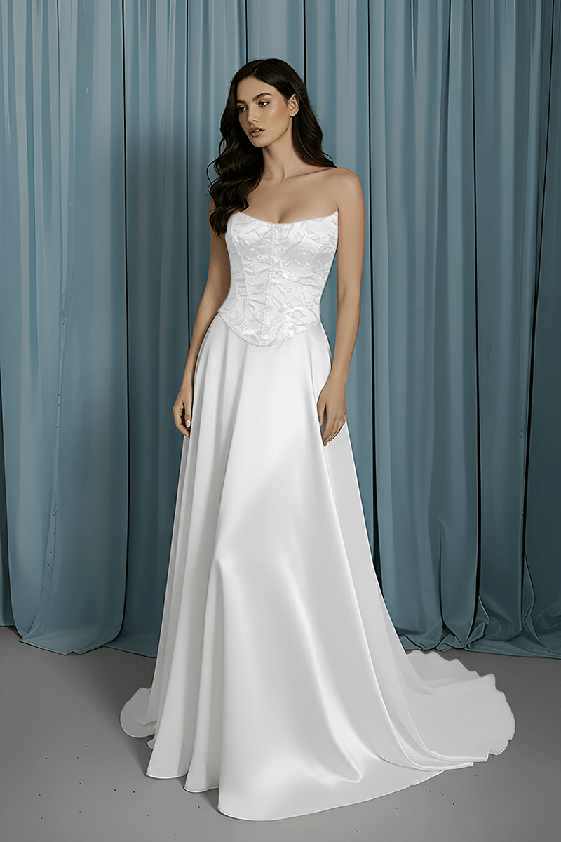 Scooped Bustier + Full A-line