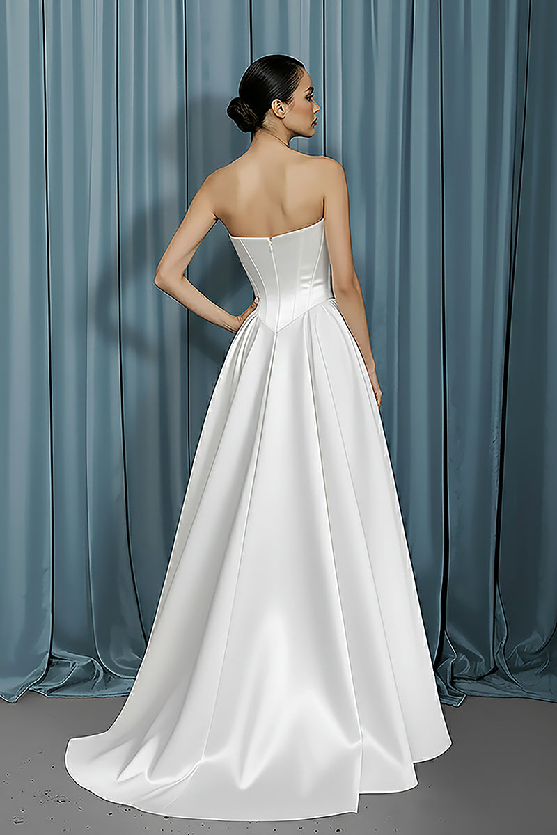 Scooped Bustier + Drop Waist