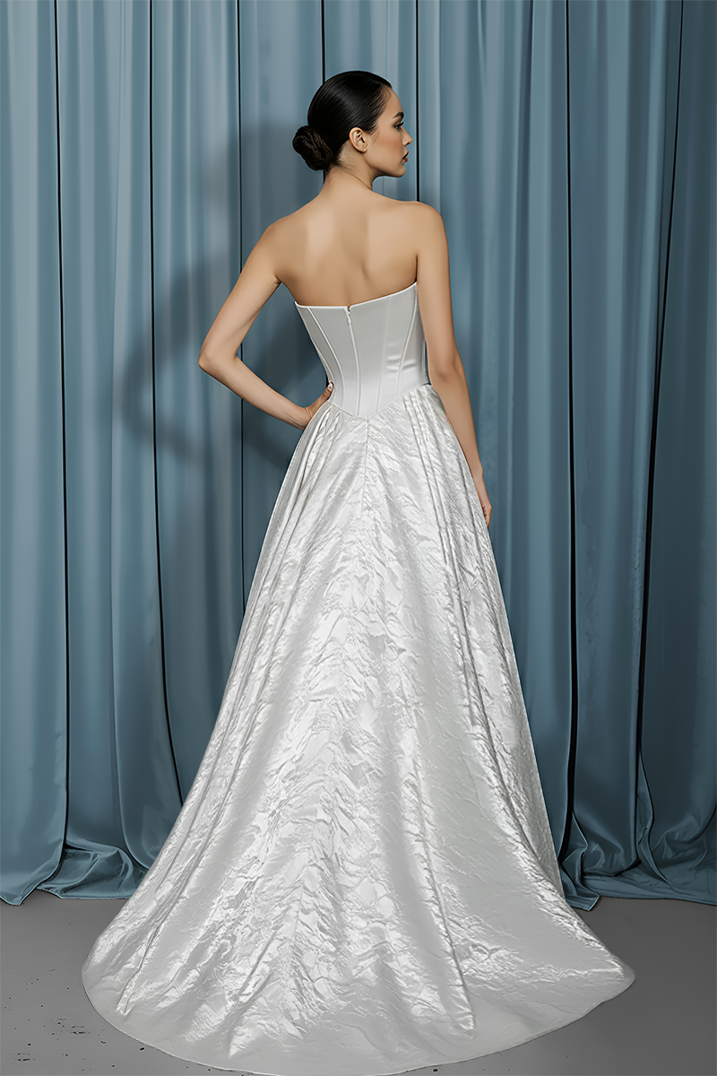 Scooped Bustier + Drop Waist