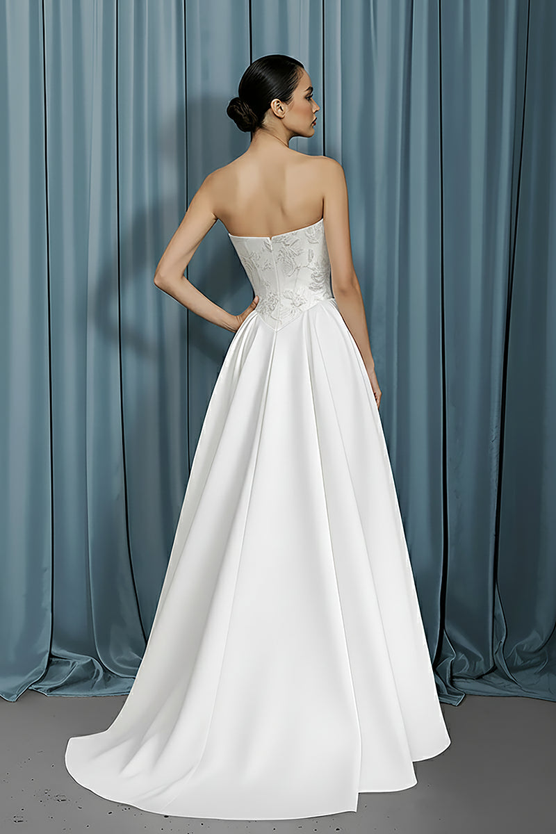 Scooped Bustier + Drop Waist
