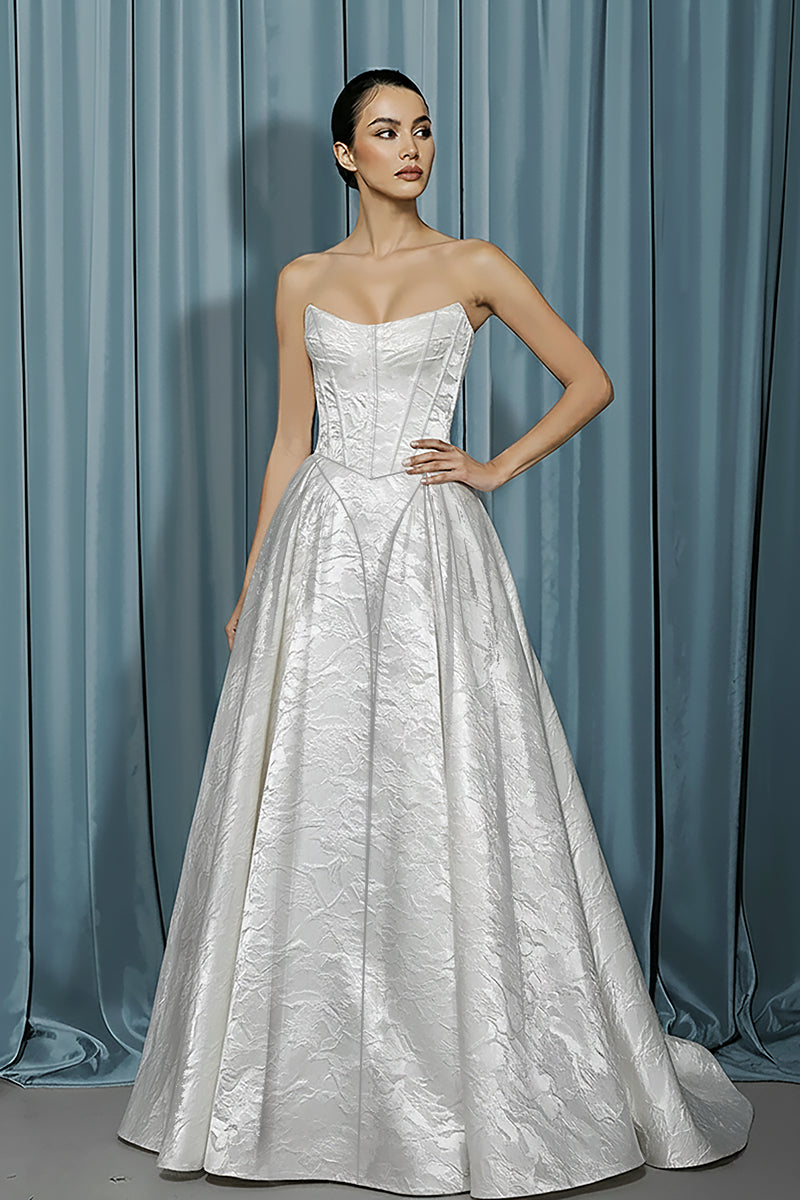 Scooped Bustier + Drop Waist