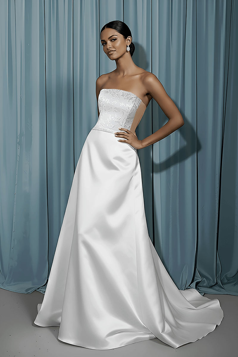 Rounded Bustier + Full A-line
