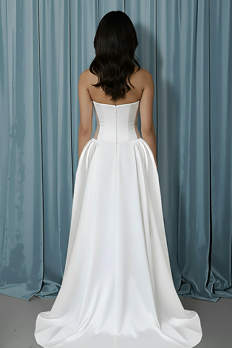 Rounded Bustier + Drop Waist