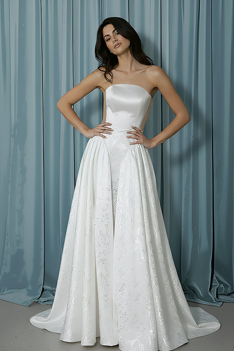 Rounded Bustier + Drop Waist