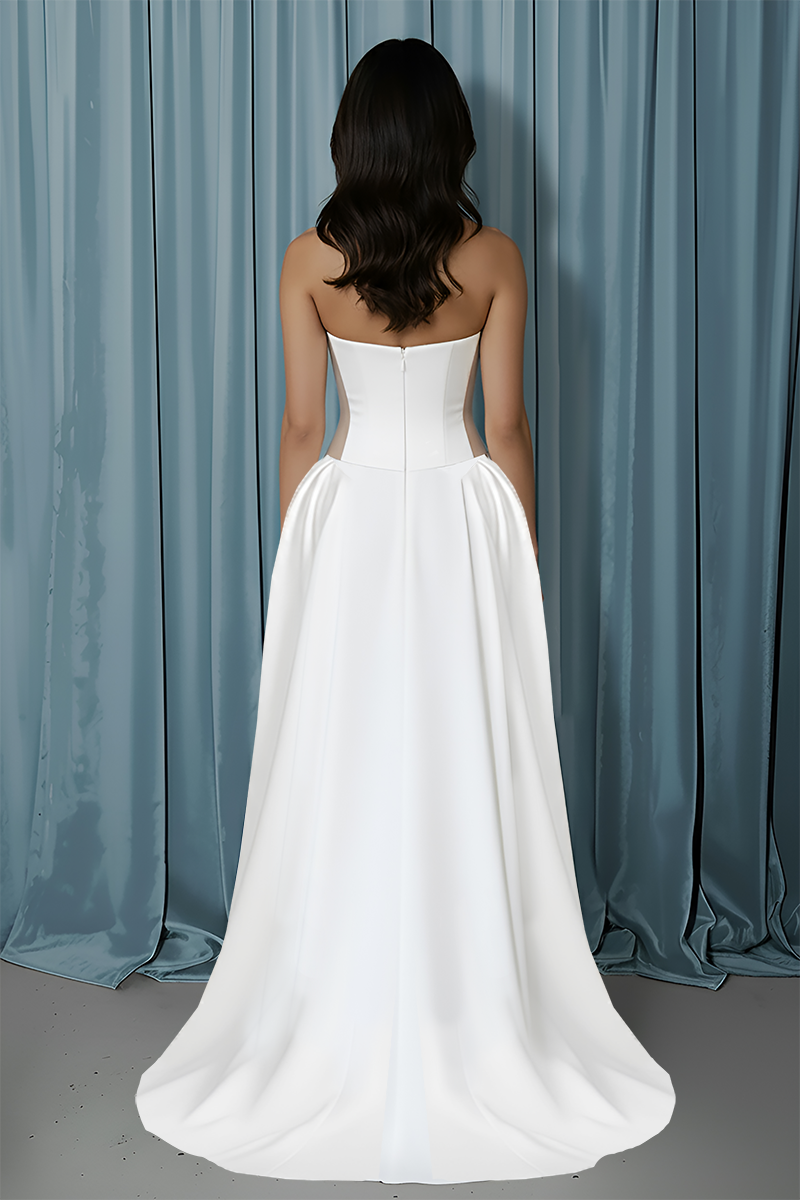 Rounded Bustier + Drop Waist