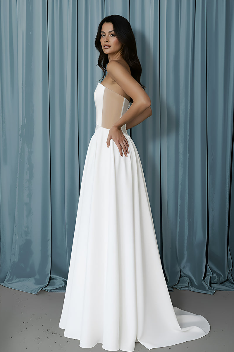 Rounded Bustier + Drop Waist