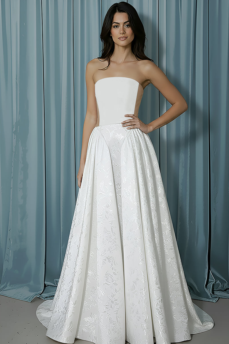 Rounded Bustier + Drop Waist