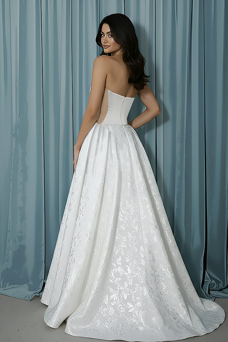 Rounded Bustier + Drop Waist