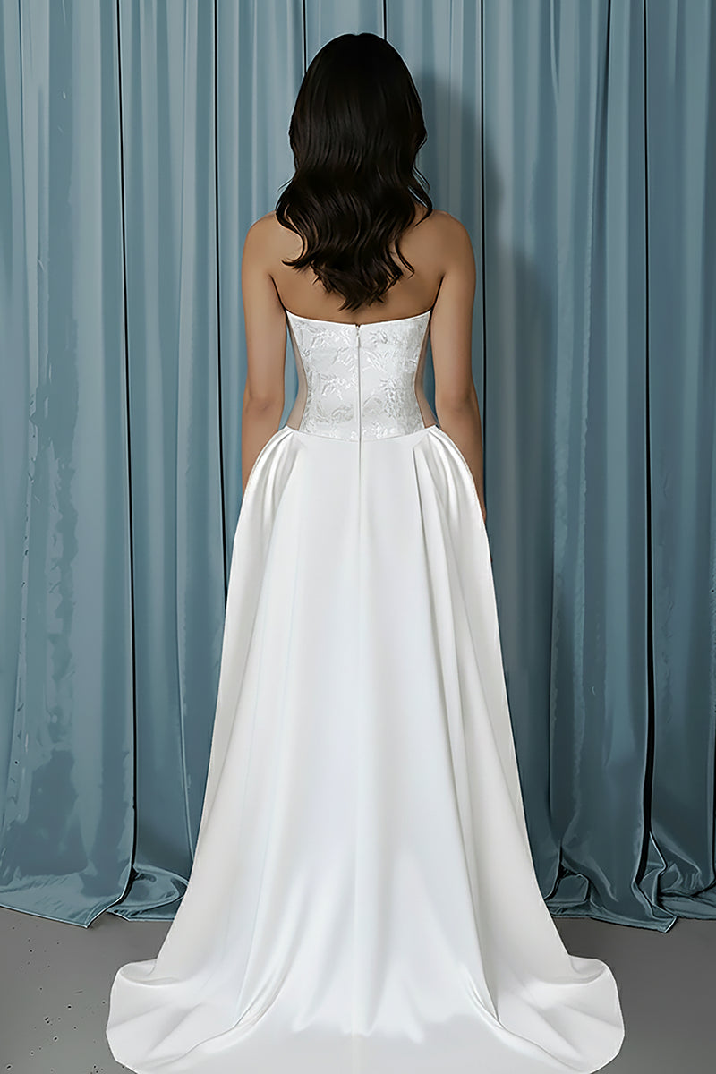 Rounded Bustier + Drop Waist