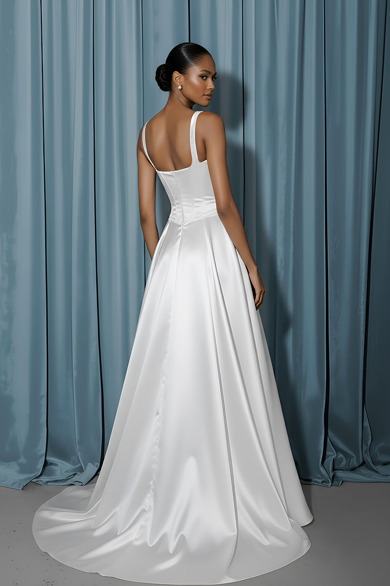Basque Corset + A-Line With Slit