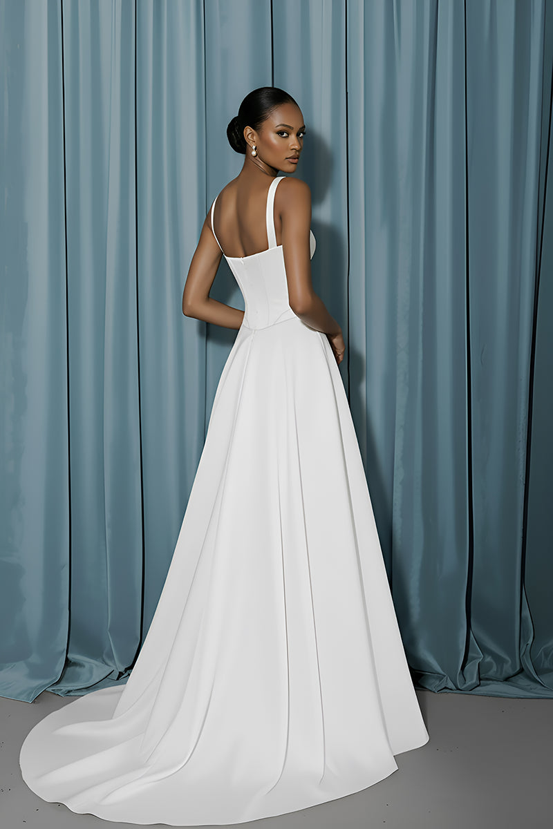 Basque Corset + A-Line With Slit