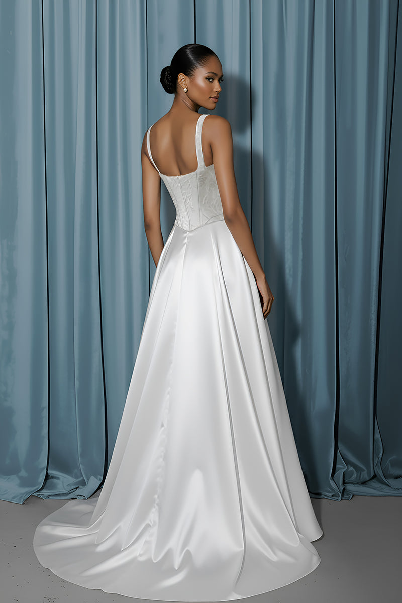 Basque Corset + A-Line With Slit