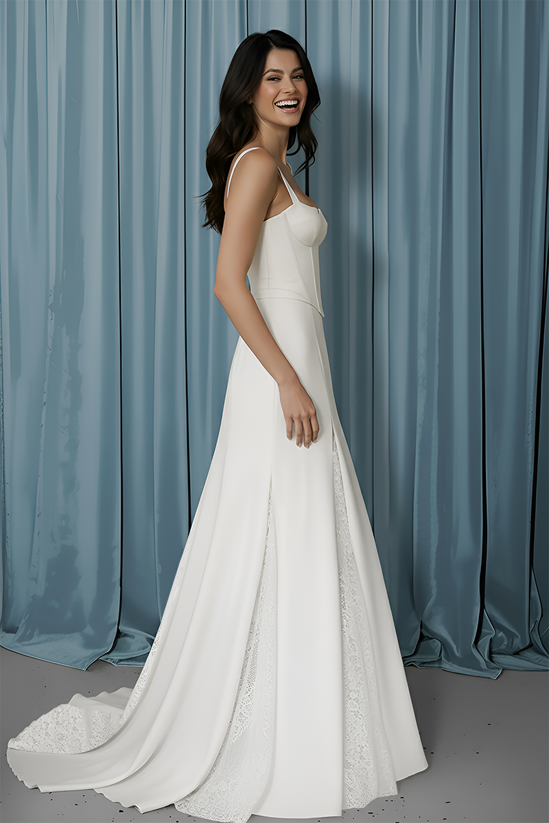 Basque Corset + A-Line W/ Godets