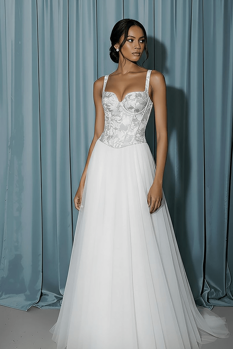 Basque Corset + Tull A-line