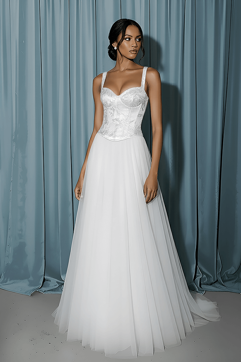 Basque Corset + Tull A-line