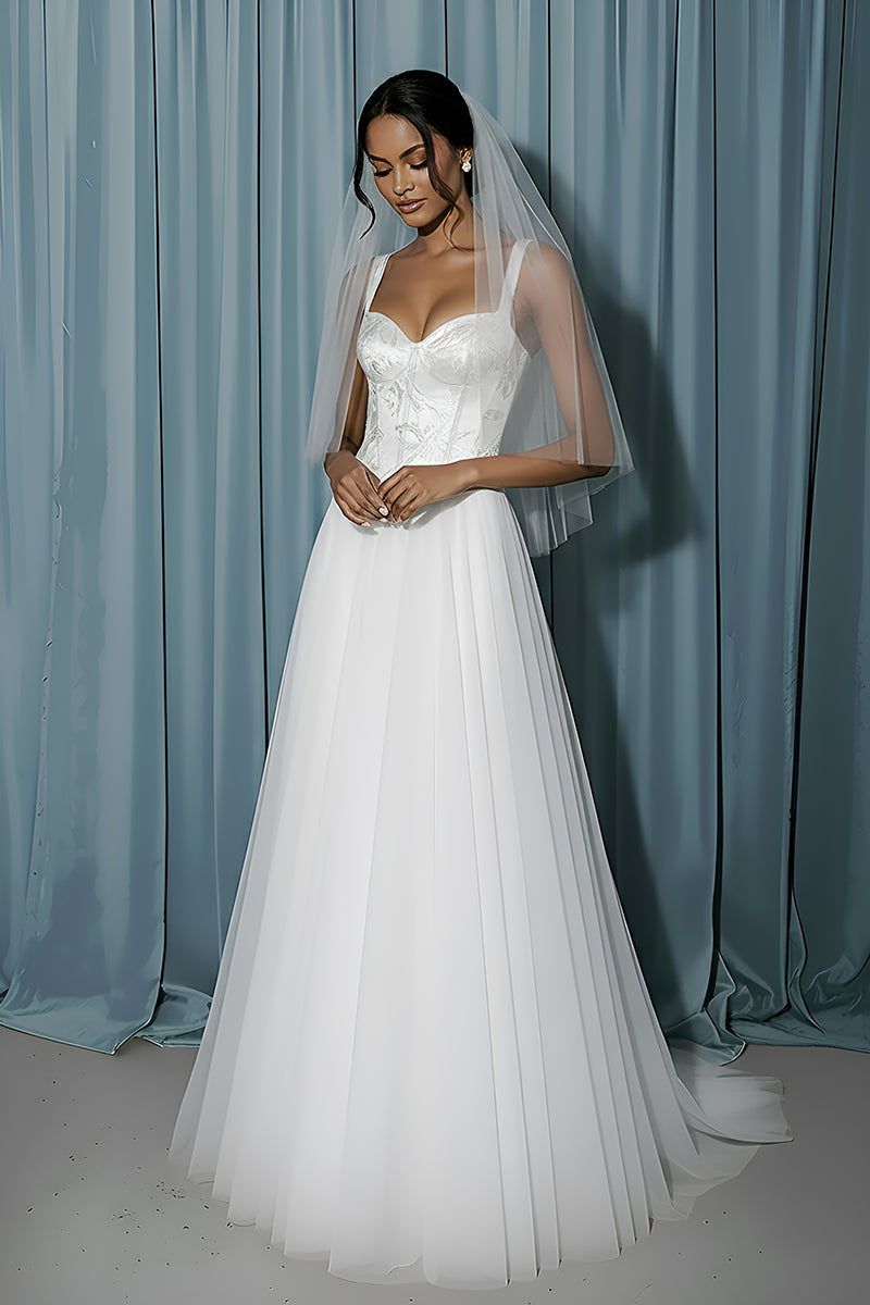 Basque Corset + Tull A-line
