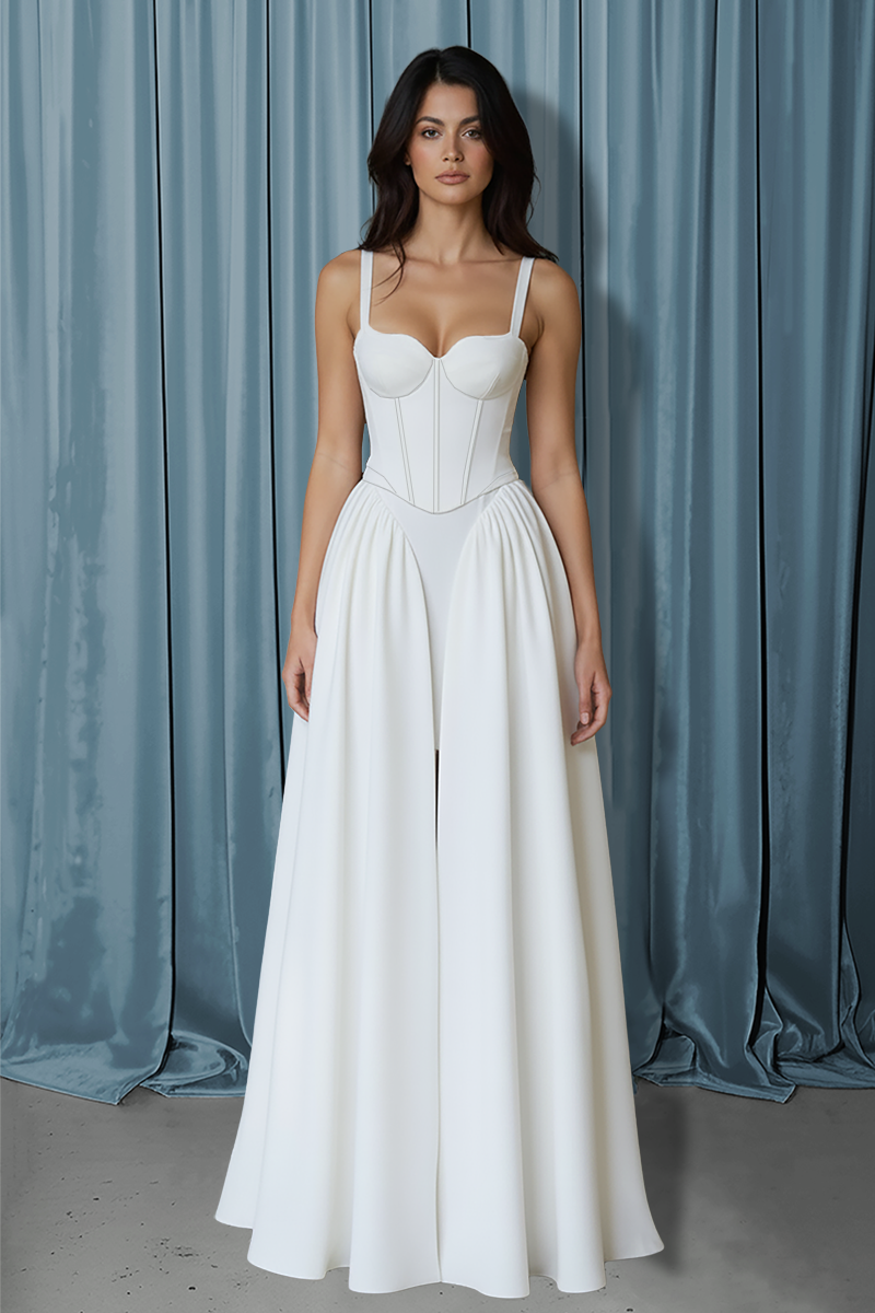 Basque Corset + Drop Waist