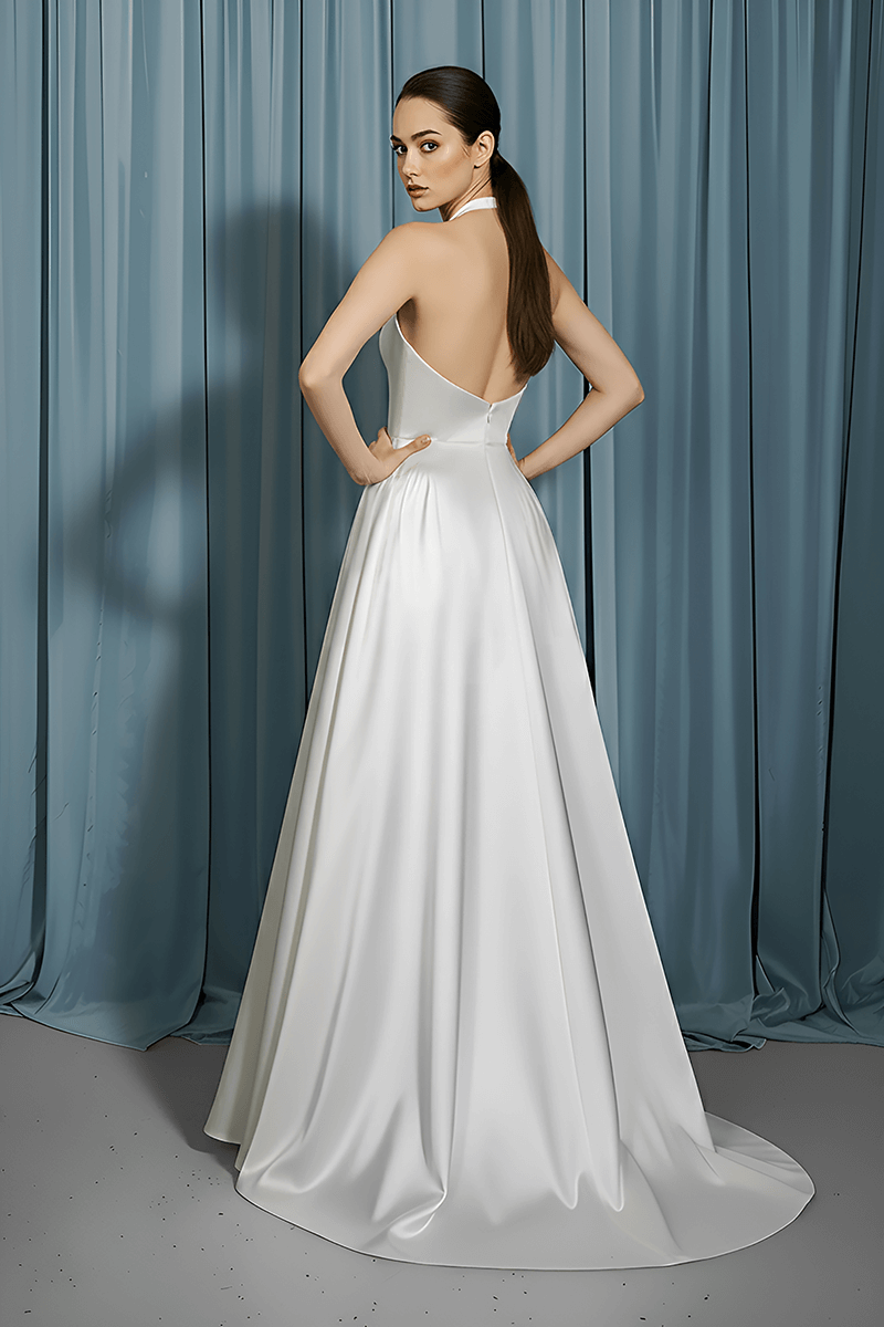 Halter Neck + Drop Waist