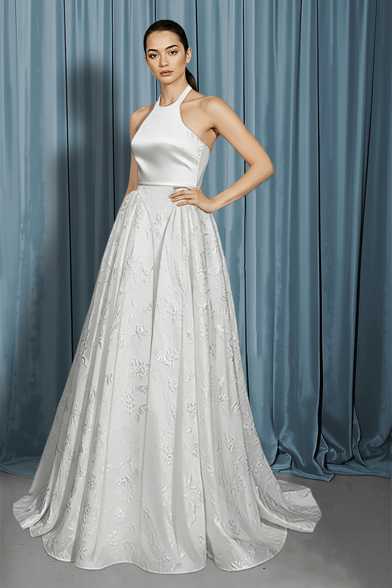 Halter Neck + Drop Waist