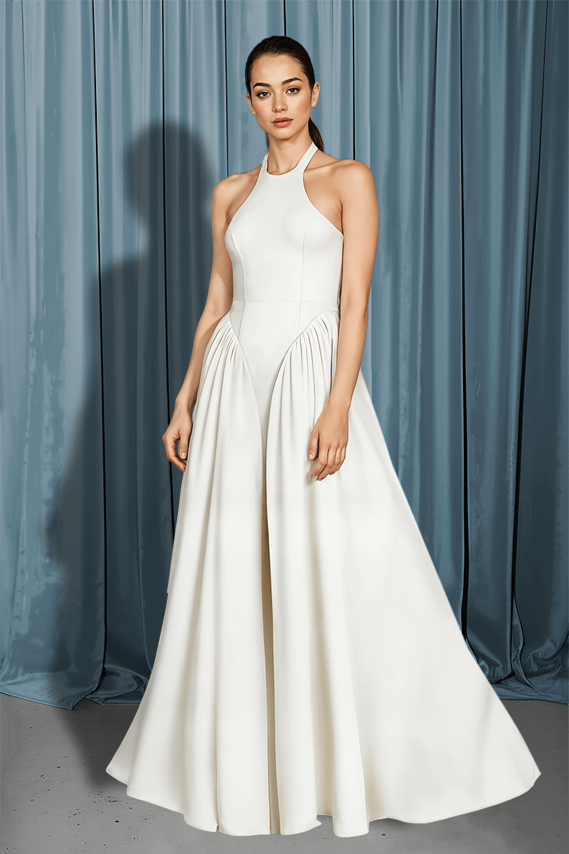 Halter Neck + Drop Waist