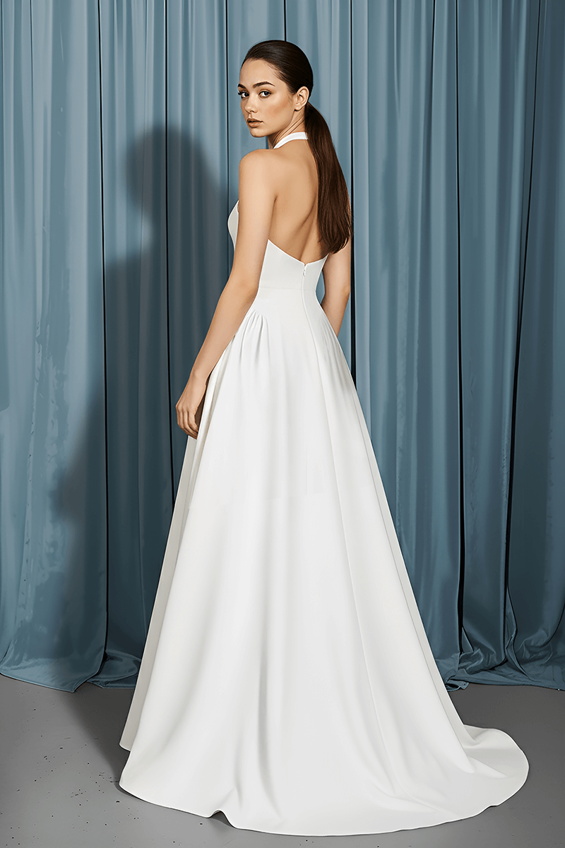 Halter Neck + Drop Waist