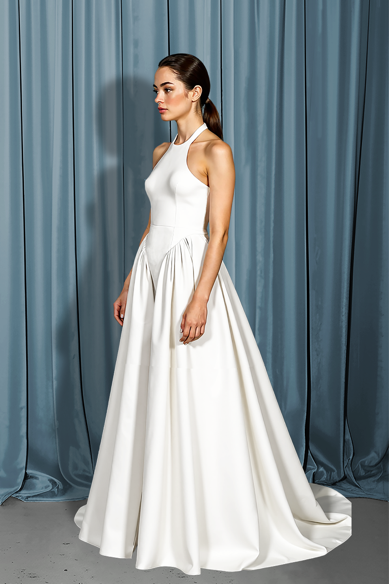 Halter Neck + Drop Waist