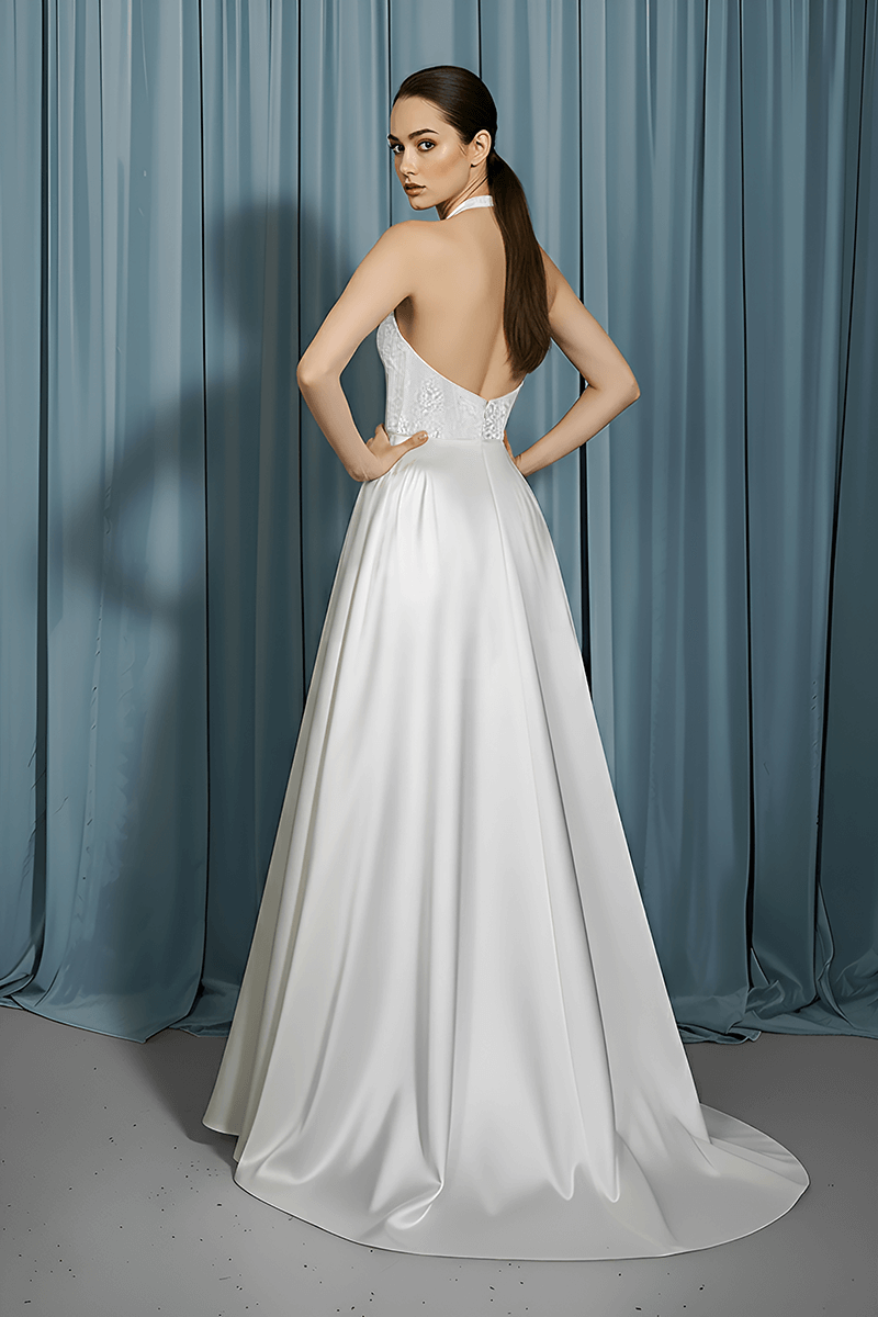 Halter Neck + Drop Waist