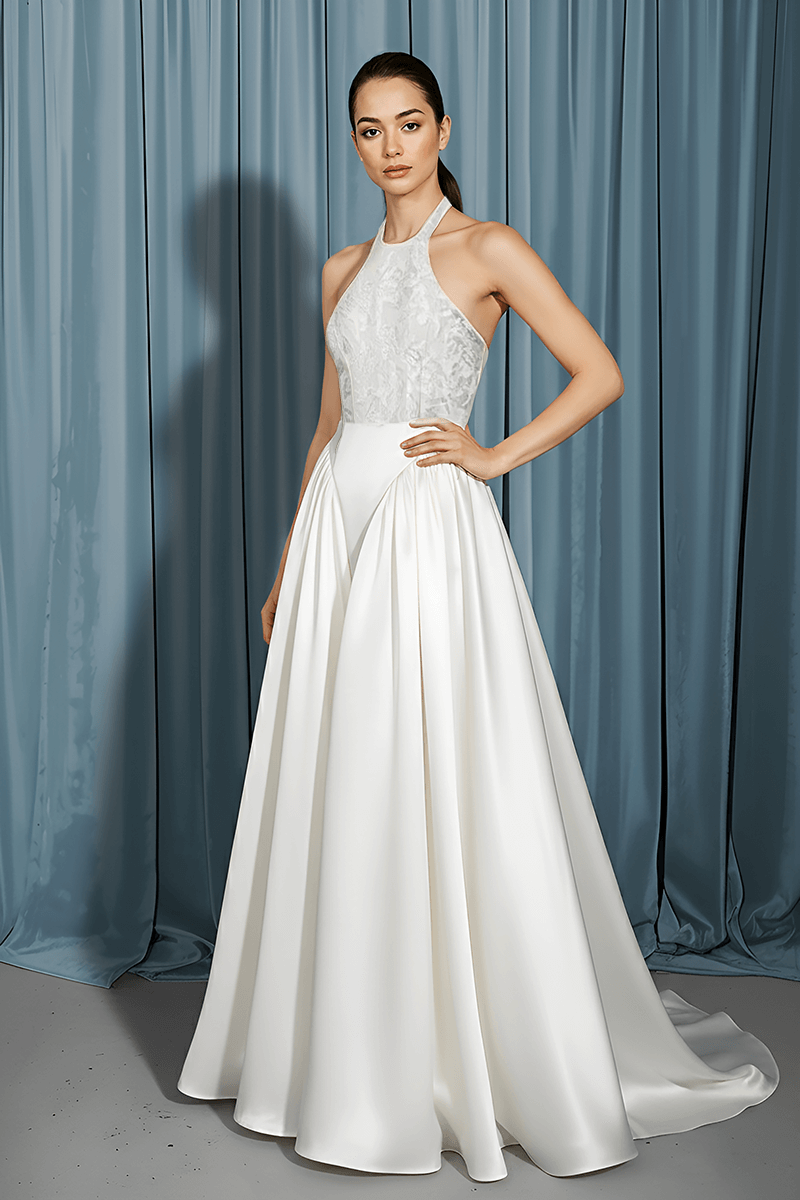 Halter Neck + Drop Waist