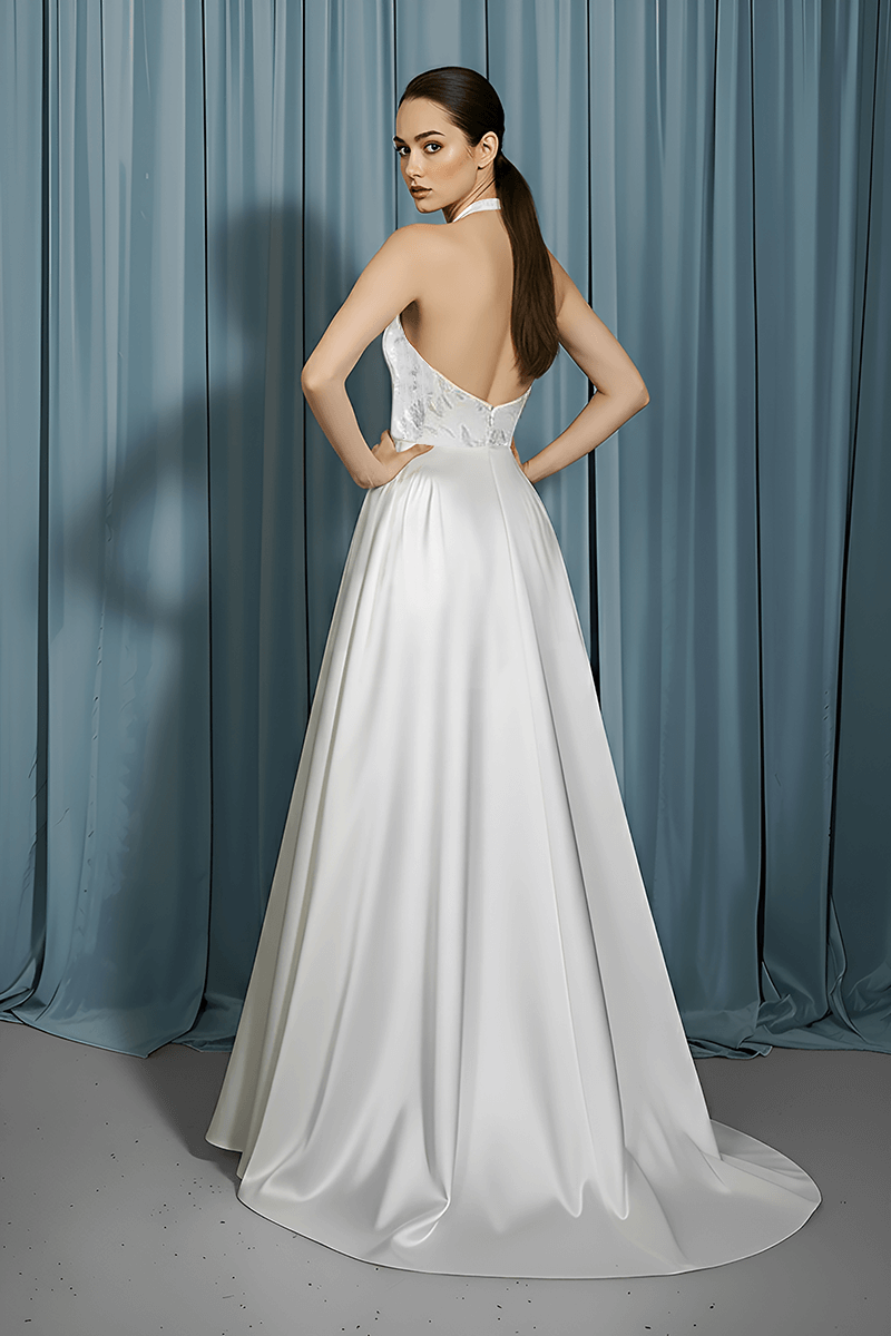 Halter Neck + Drop Waist