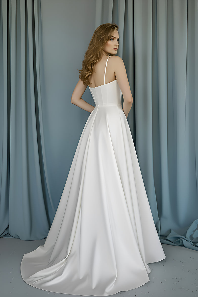 Balconette Bustier + A-Line With Slit