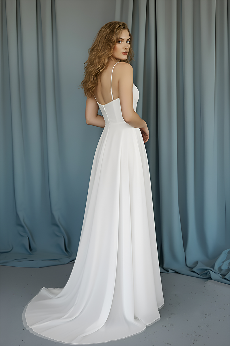 Balconette Bustier + A-Line With Slit