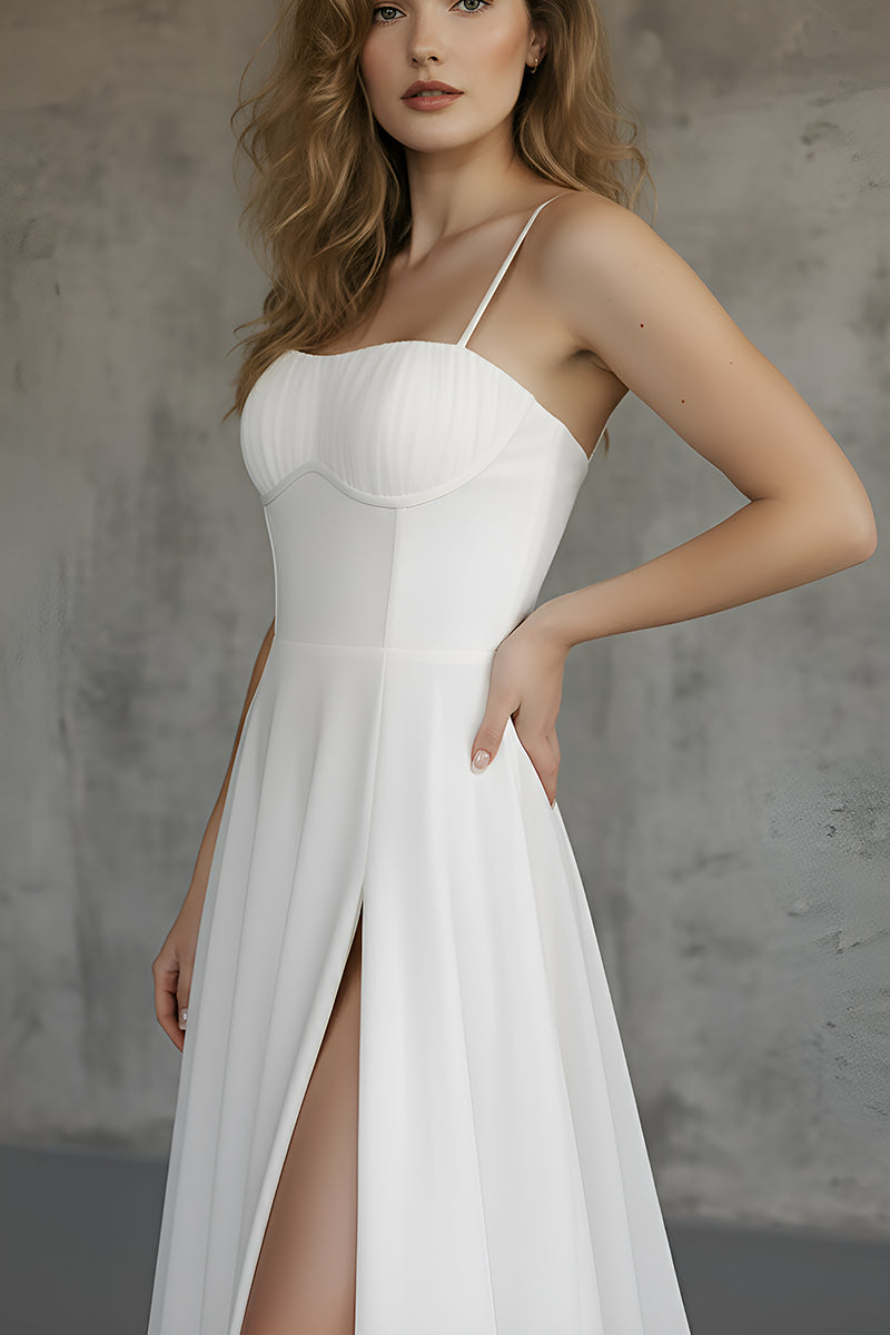 Balconette Bustier + A-Line With Slit
