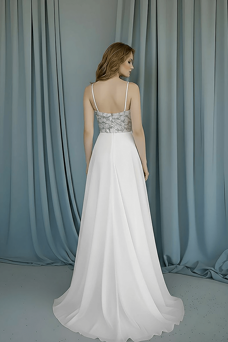 Balconette Bustier + A-Line With Slit