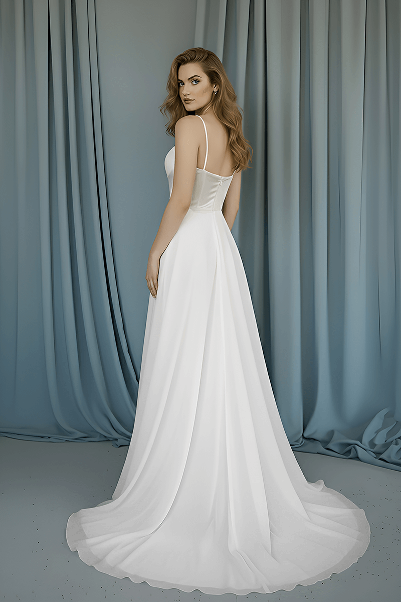 Balconette Bustier + A-Line With Slit