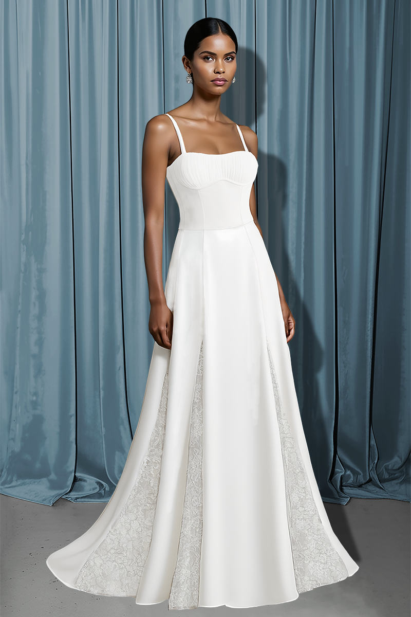 Balconette Bustier + A-Line W/ Godets