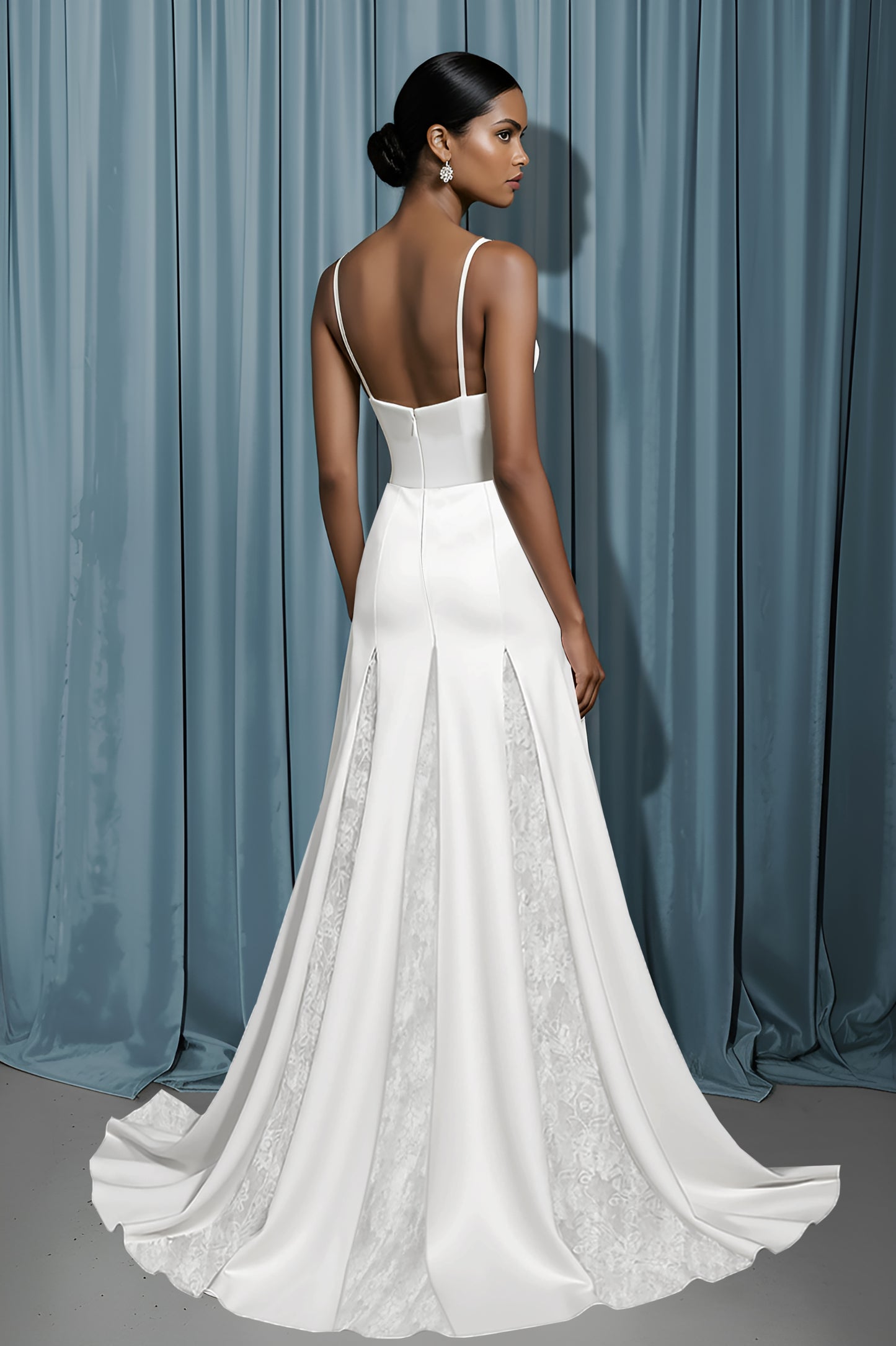 Balconette Bustier + A-Line W/ Godets