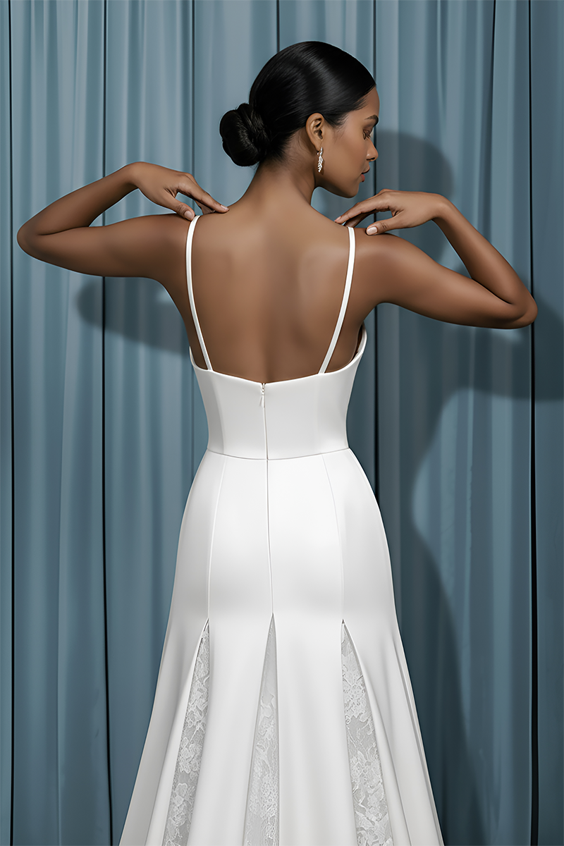 Balconette Bustier + A-Line W/ Godets