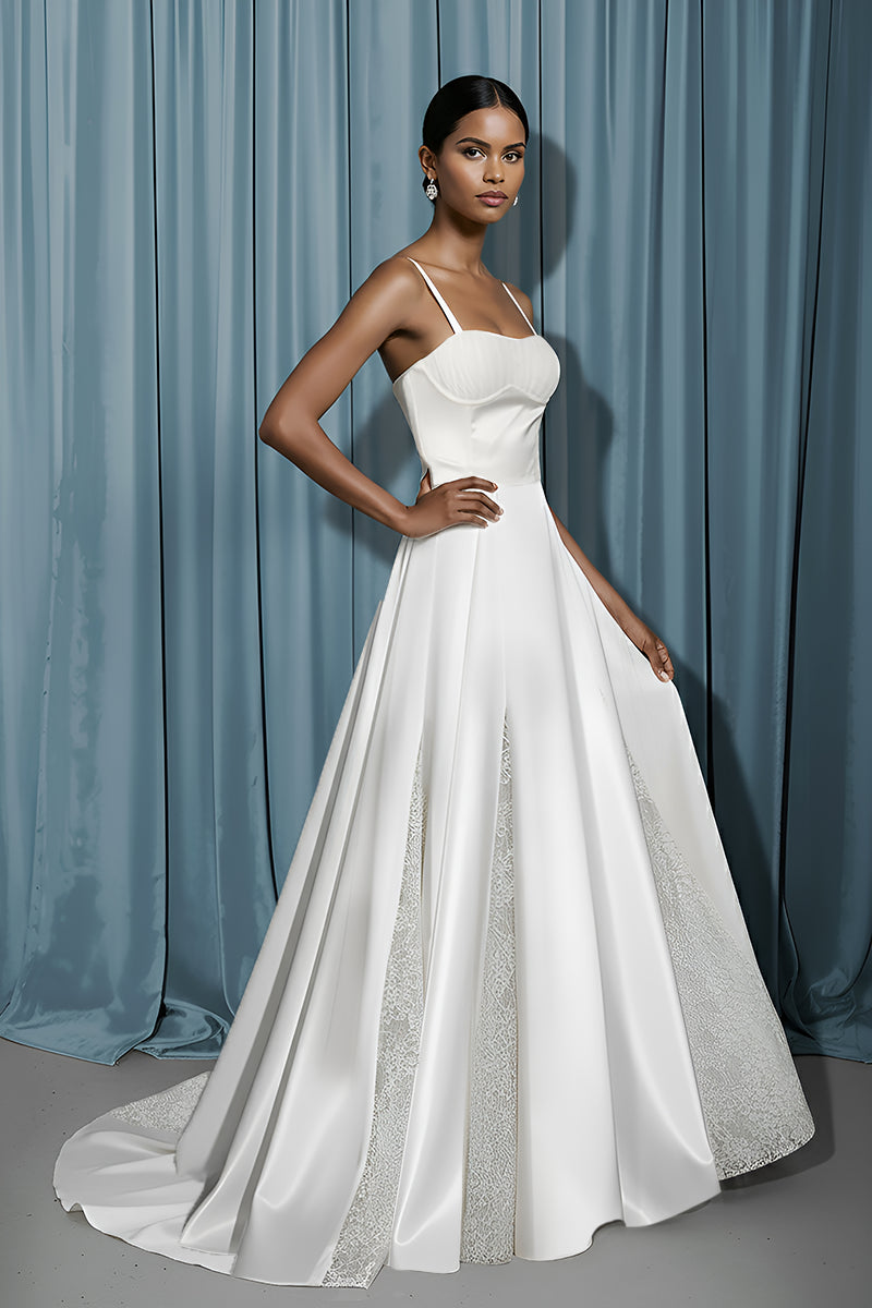 Balconette Bustier + A-Line W/ Godets