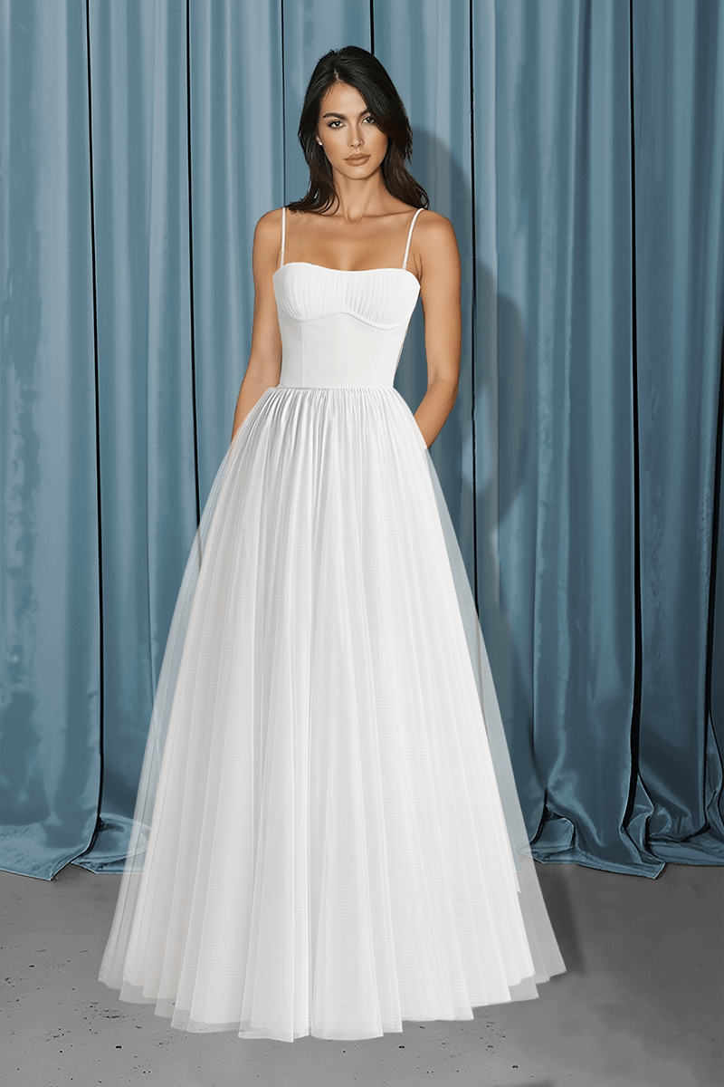 Balconette Bustier + Tull A-line