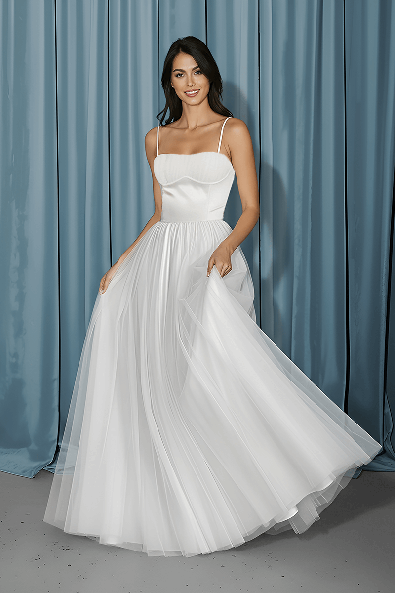 Balconette Bustier + Tull A-line